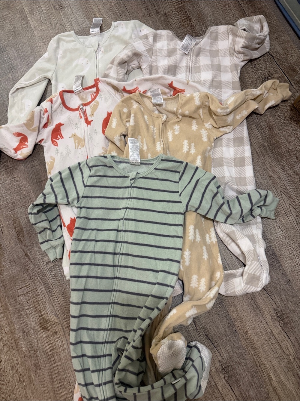 Gerber footie pajama- fleece